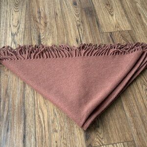 Wilfred triangle wool scarf.